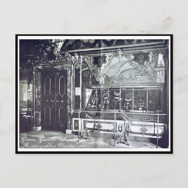 Carte Postale Bijouterie de Dresde Green Vault Green (Devant)