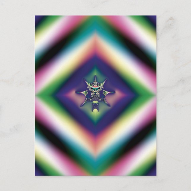 Carte Postale Bijoux arc-en-ciel (Devant)