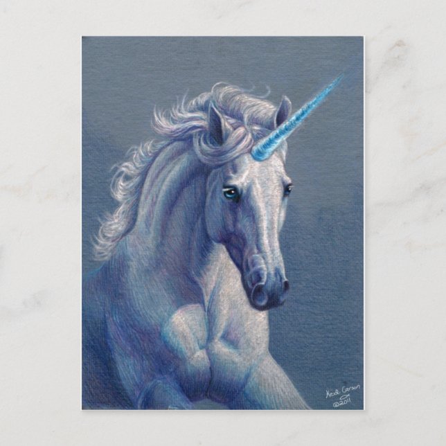 Carte Postale Bijoux la licorne (Devant)