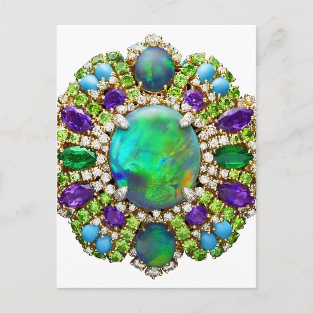 Carte Postale Bijoux Mandala (Devant)