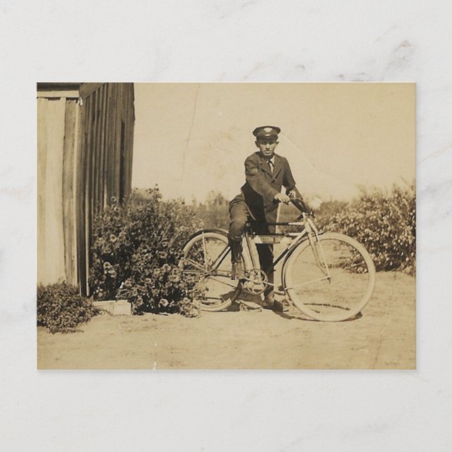 CARTE POSTALE BIKE MAN #9 (Devant)