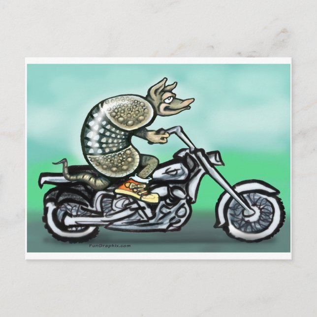 Carte Postale Biker Dillo (Devant)