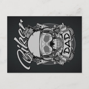 Carte Postale Biker Papa