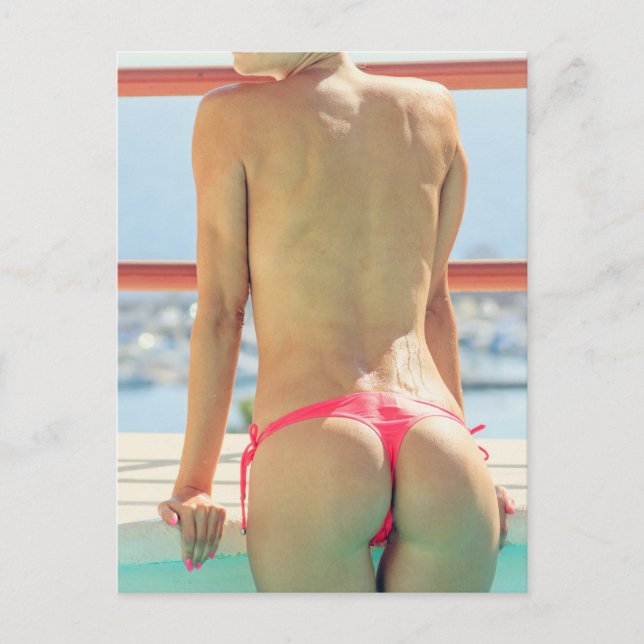 CARTE POSTALE BIKINI GIRL (Devant)