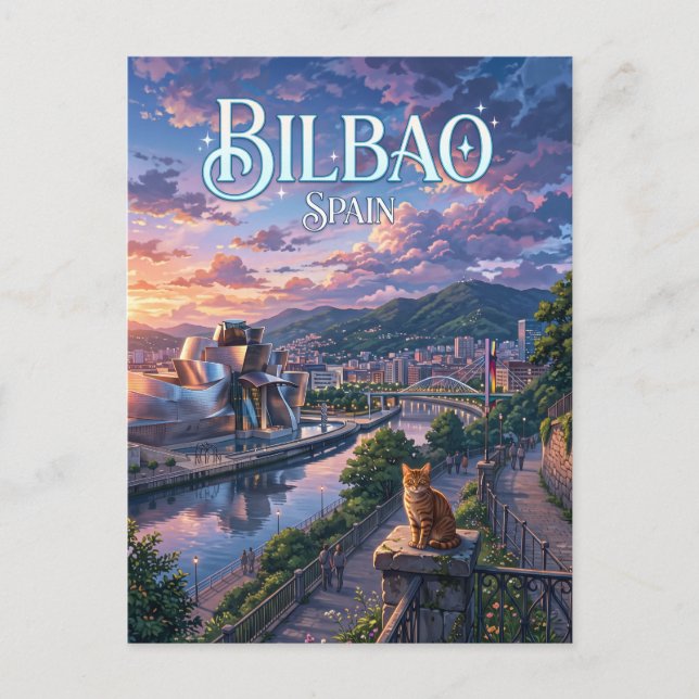 Carte Postale Bilbao Espagne (Devant)