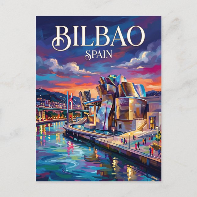 Carte Postale Bilbao Espagne (Devant)