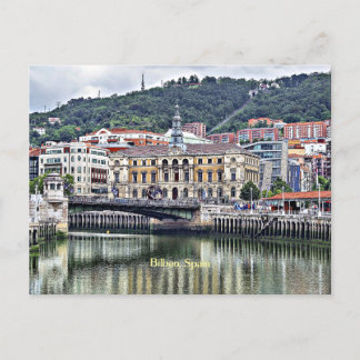 Carte Postale Bilbao, Espagne, photo du paysage urbain
