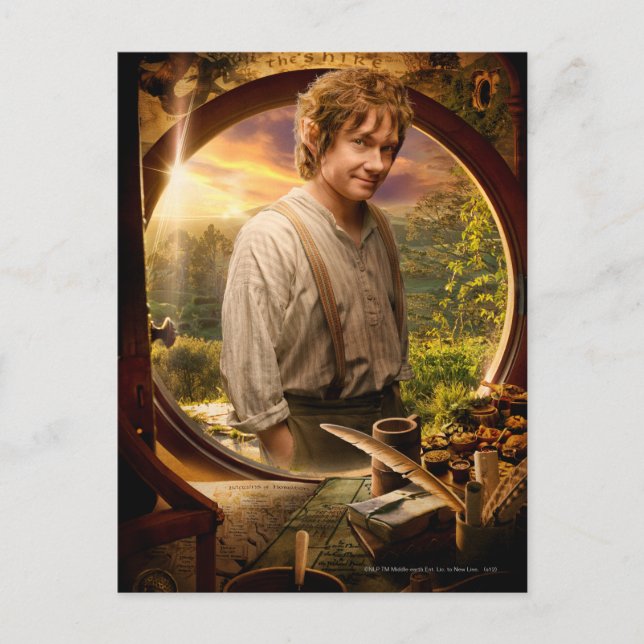 Carte Postale BILBO BAGGINS™ in Shire Collage (Devant)