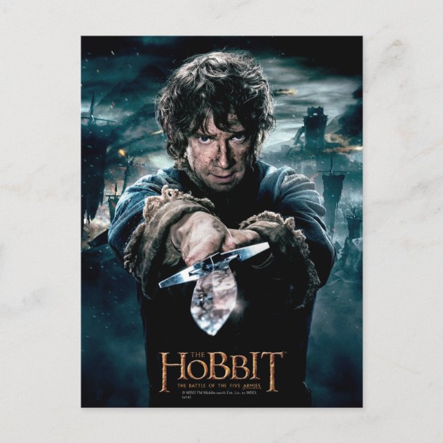 Carte Postale BILBO BAGGINS™ Pointing Sting (Devant)