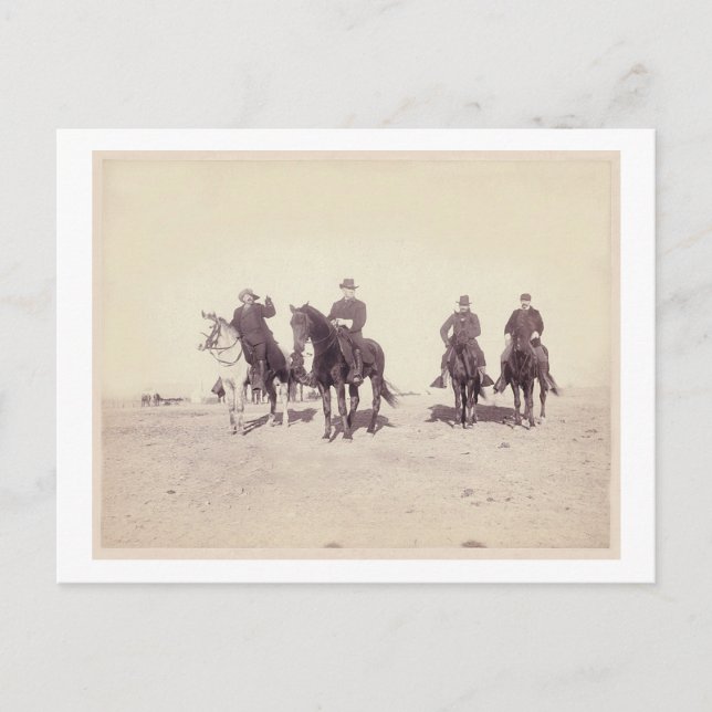 Carte Postale Bill Cody et Riders (Devant)