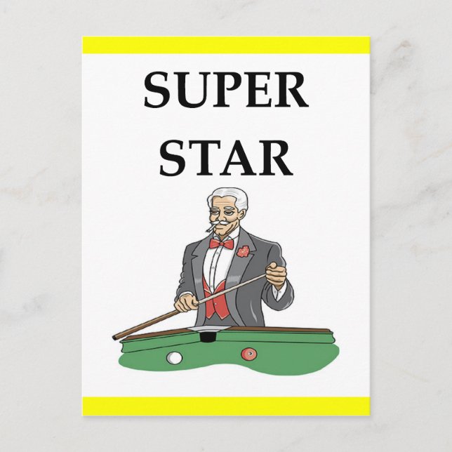 Carte Postale billard (Devant)