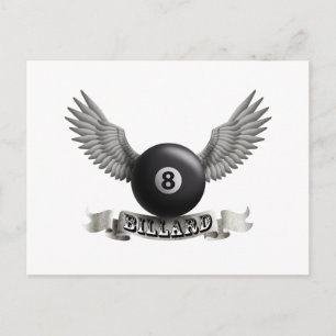 Carte Postale Billard wings