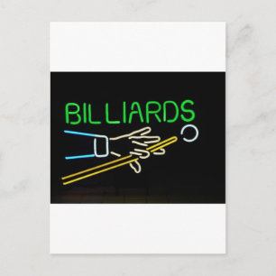 Carte Postale billards