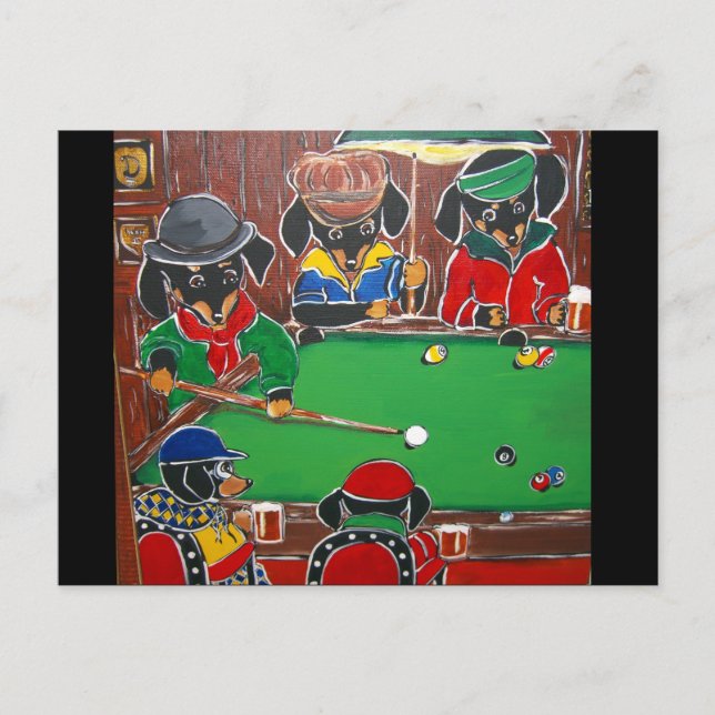 CARTE POSTALE BILLIARDS DOXIE (Devant)