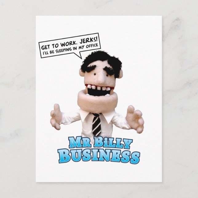 Carte Postale Billy Business (Devant)