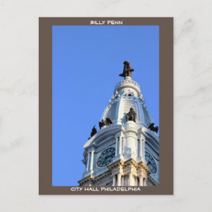 Carte Postale Billy Penn Hôtel de ville Philadelphie