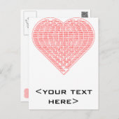Carte postale Binary Valentine (Devant / Derrière)