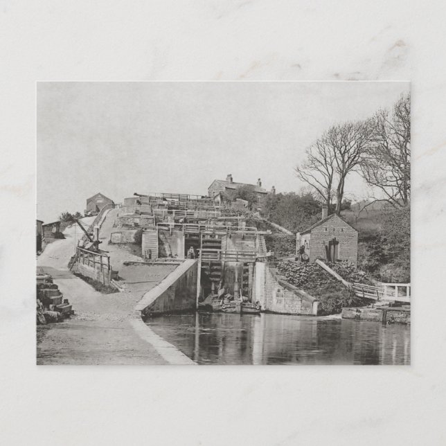 Carte Postale Bingley Five Rise Locks (Devant)