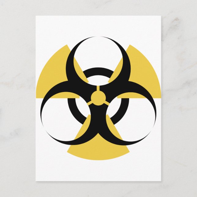 Carte Postale Biodangerosité radioactive (Devant)