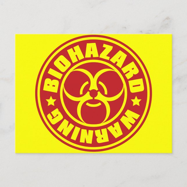 CARTE POSTALE BIOHAZARD (Devant)
