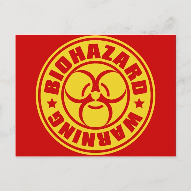 CARTE POSTALE BIOHAZARD (Devant)