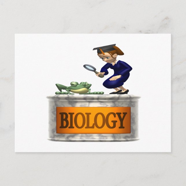 Carte Postale Biologie (Devant)