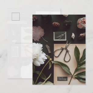 Carte Postale Biologie science Flat Lay Académie