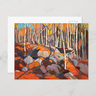 Carte Postale Birch Grove, automne   Tom Thomson