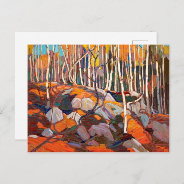Carte Postale Birch Grove, automne | Tom Thomson | (Devant / Derrière)