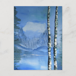 Carte Postale Birch Tree Postcard (vertical)