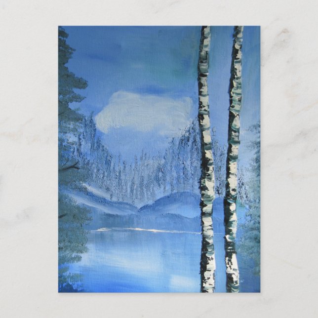 Carte Postale Birch Tree Postcard (vertical) (Devant)