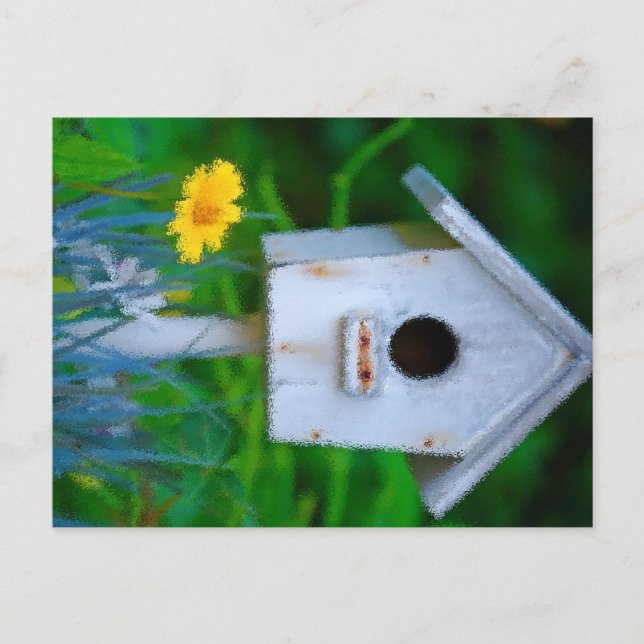 Carte Postale Bird House (Devant)