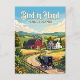 Carte Postale Bird-in-Hand, Pennsylvanie