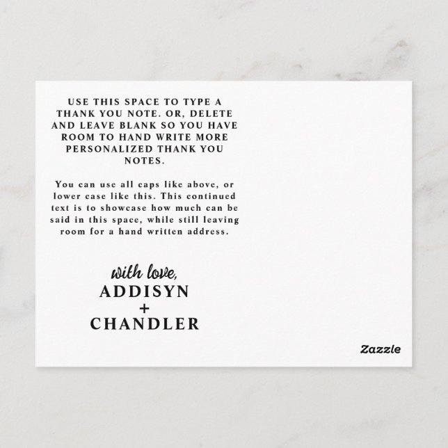 Carte Postale Bird of Paradise Flowers and Jungle Feuilles Merci (Dos)