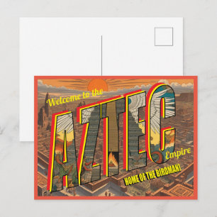 Carte Postale Birdman Empire Aztèque
