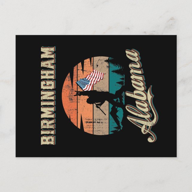 Carte Postale Birmingham Alabama (Devant)
