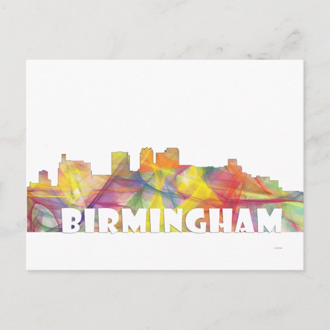 CARTE POSTALE BIRMINGHAM ALABAMA SKYLINE MCLR2 (Devant)