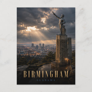Carte Postale Birmingham Alabama Statue de Vulcain REALMS