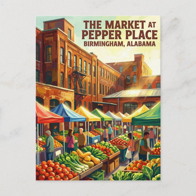 Carte Postale Birmingham États-Unis (Devant)