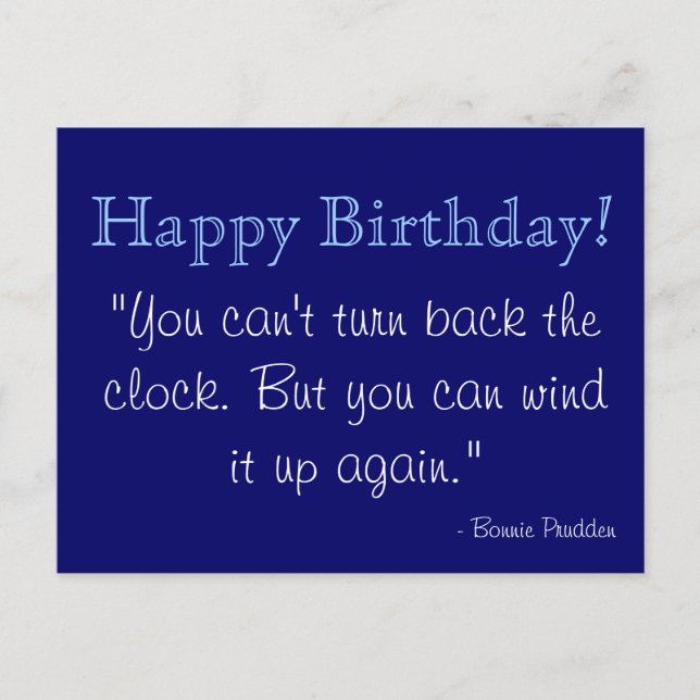 Carte Postale Birthday (Devant)