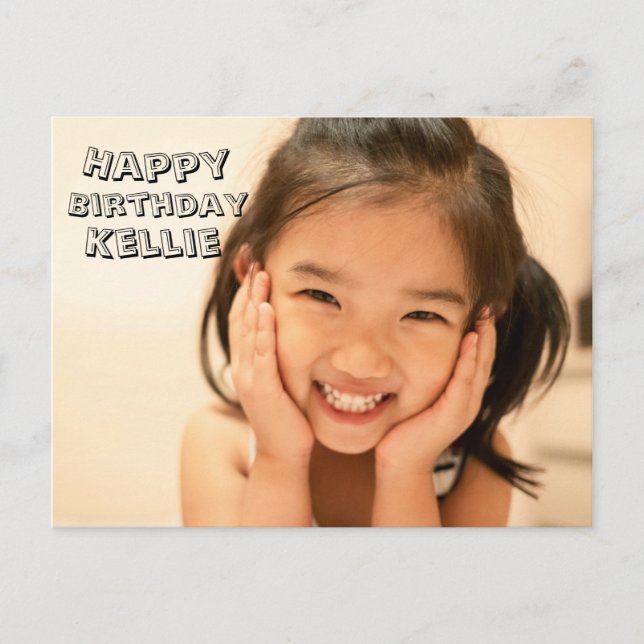 Carte Postale Birthday Card for Her beautiful special picture (Devant)