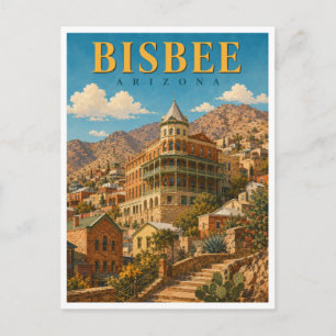 Carte Postale Bisbee Arizona Copper Queen GeoSaga
