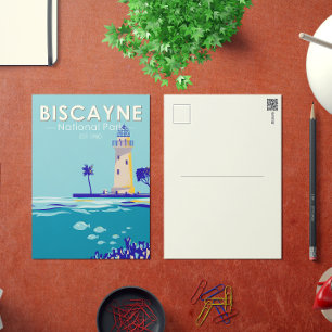 Carte Postale Biscayne National Park Boca Chita Key Vintage