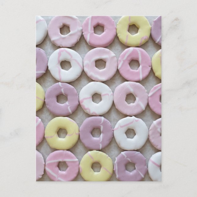 Carte Postale Biscuits Colorés (Devant)