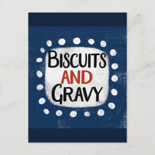 Carte postale Biscuits Et Sauce