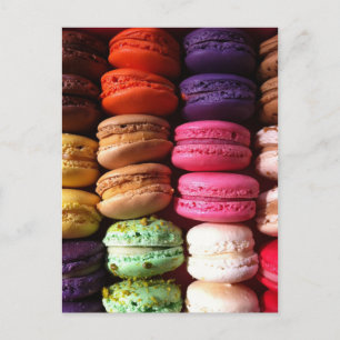 Carte Postale biscuits macaron