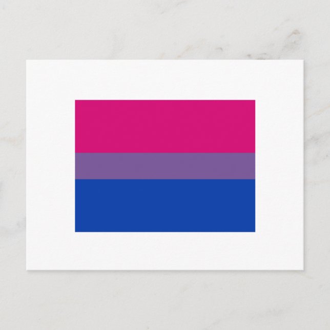 Carte Postale Bisexual pride (Devant)