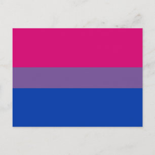 Carte Postale Bisexual pride