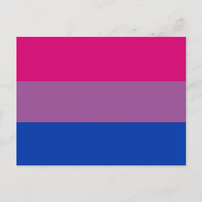 Carte Postale Bisexual pride (Devant)