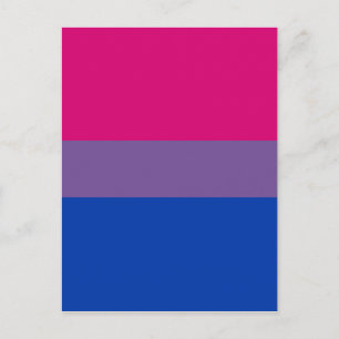 Carte Postale Bisexual pride